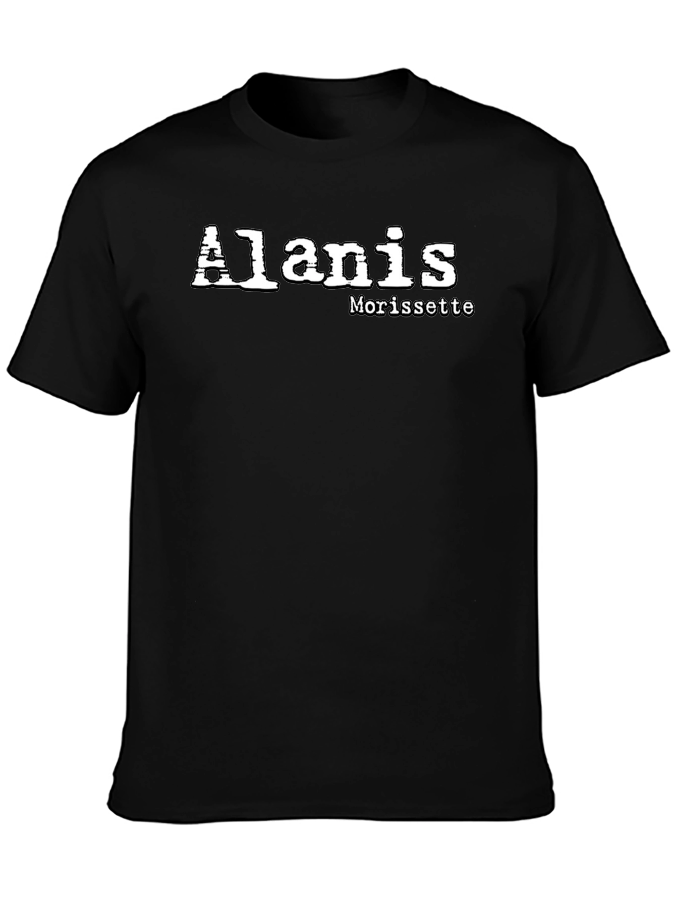 Alanis Morissette Black Graphic T-Shirt