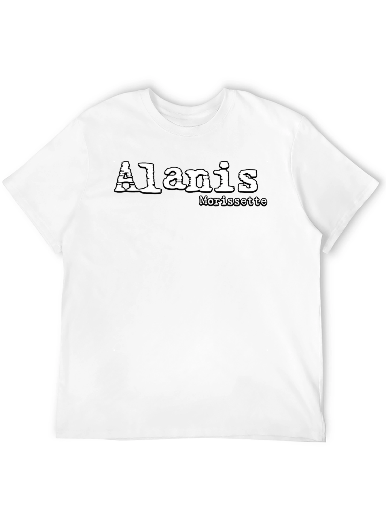 Alanis Morissette Black Graphic T-Shirt