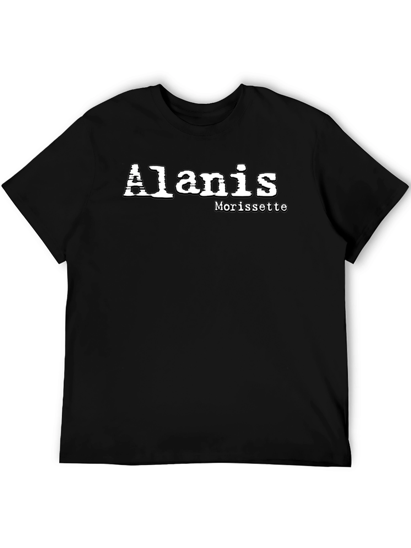 Alanis Morissette Black Graphic T-Shirt