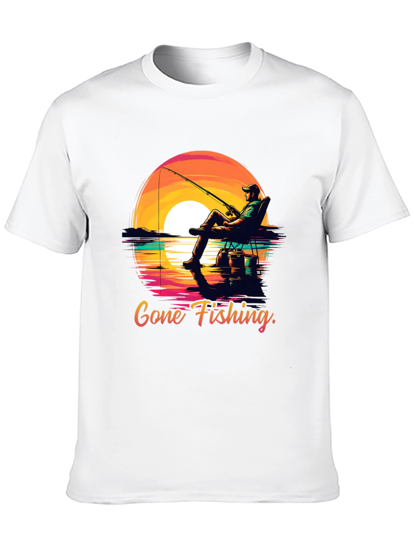 Gone Fishing Graphic Tee