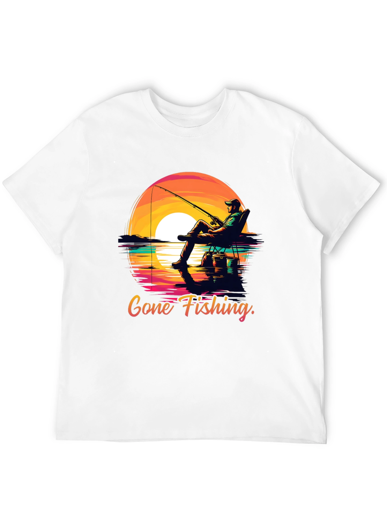 Gone Fishing Graphic Tee