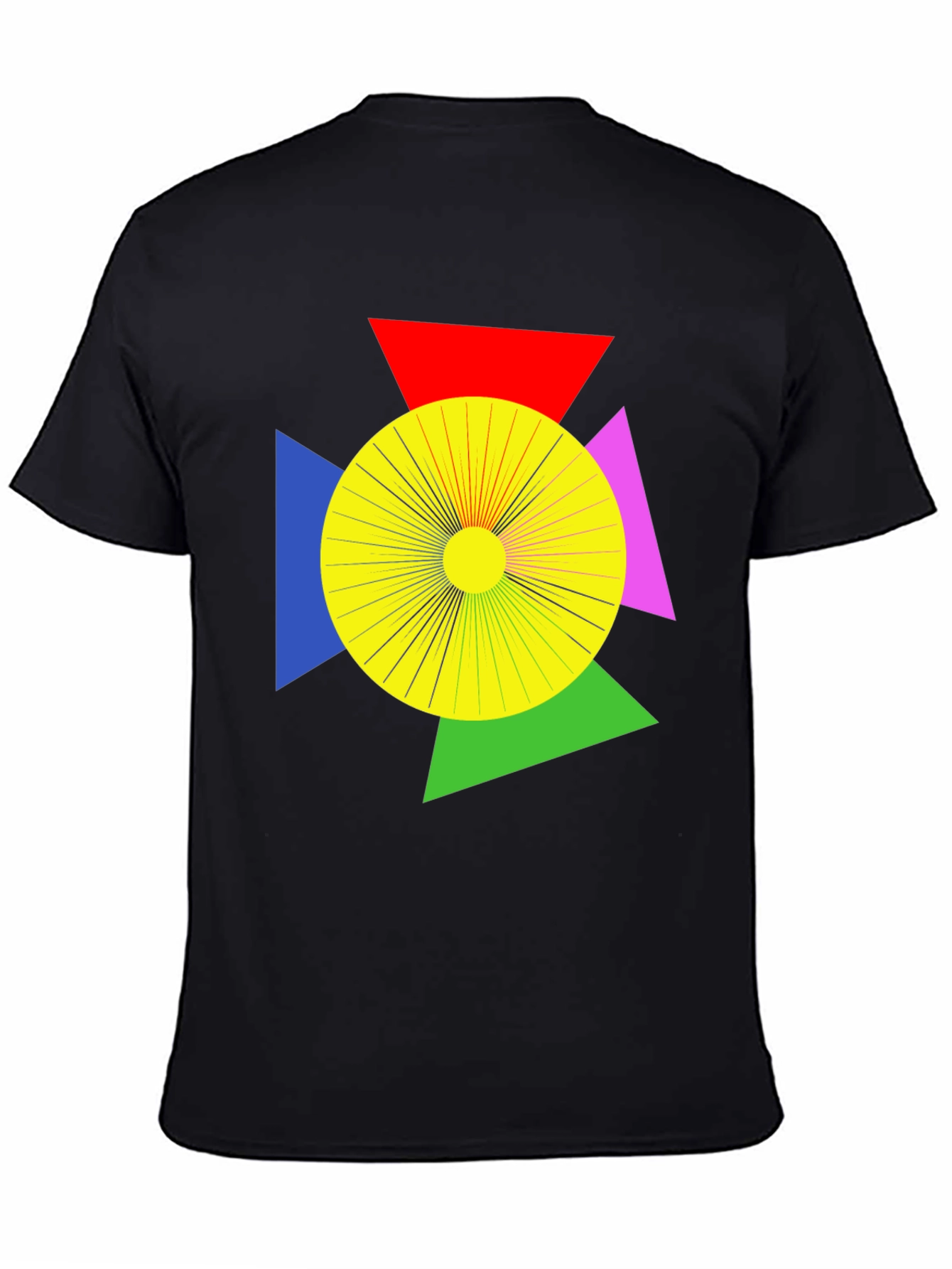 Geometric Graphic Tee - Modern Art T-Shirt
