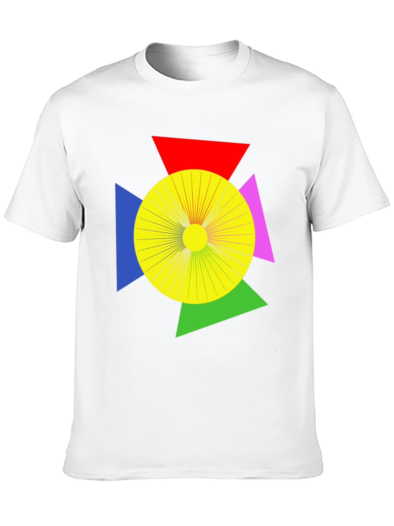 Geometric Graphic Tee - Modern Art T-Shirt