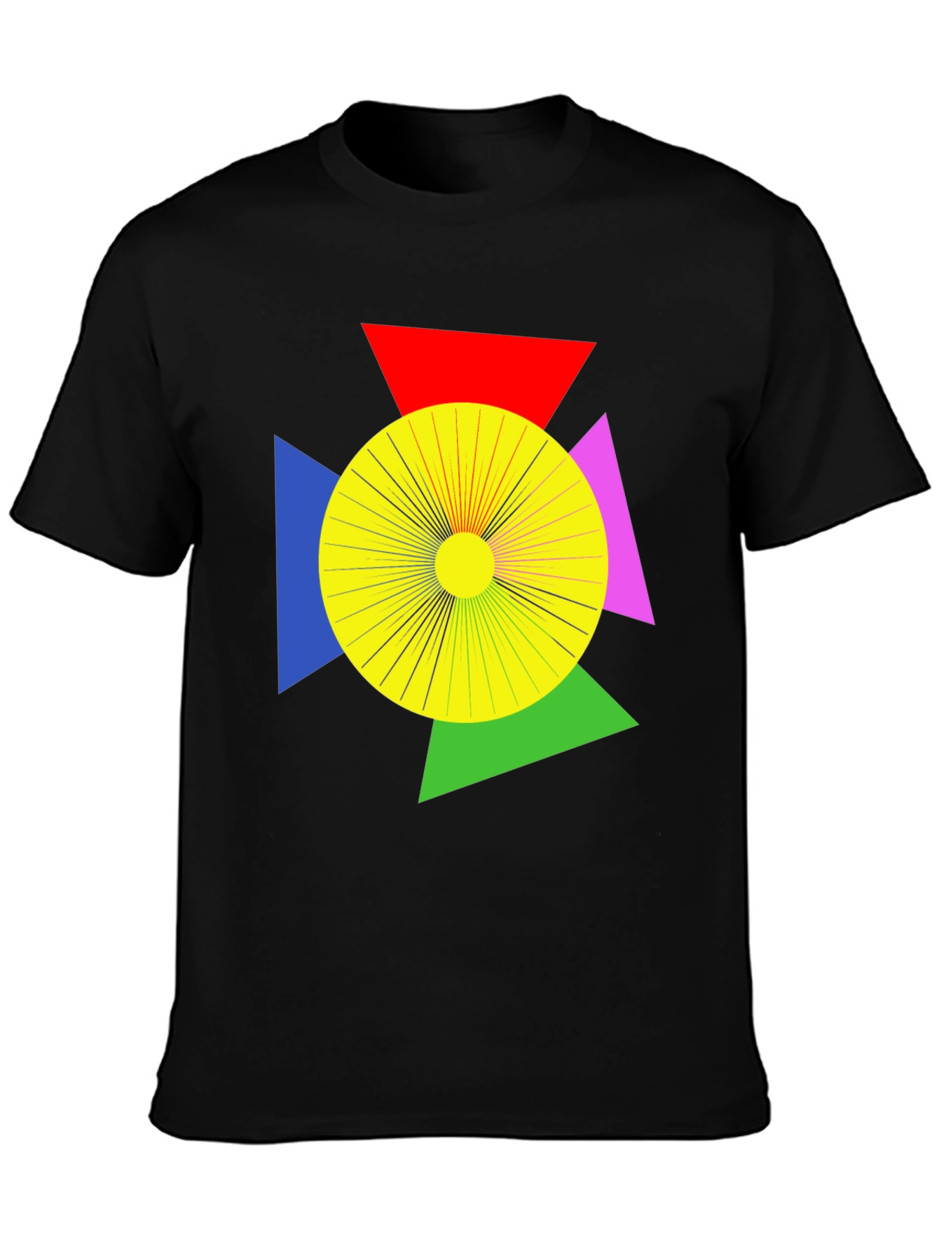 Geometric Graphic Tee - Modern Art T-Shirt
