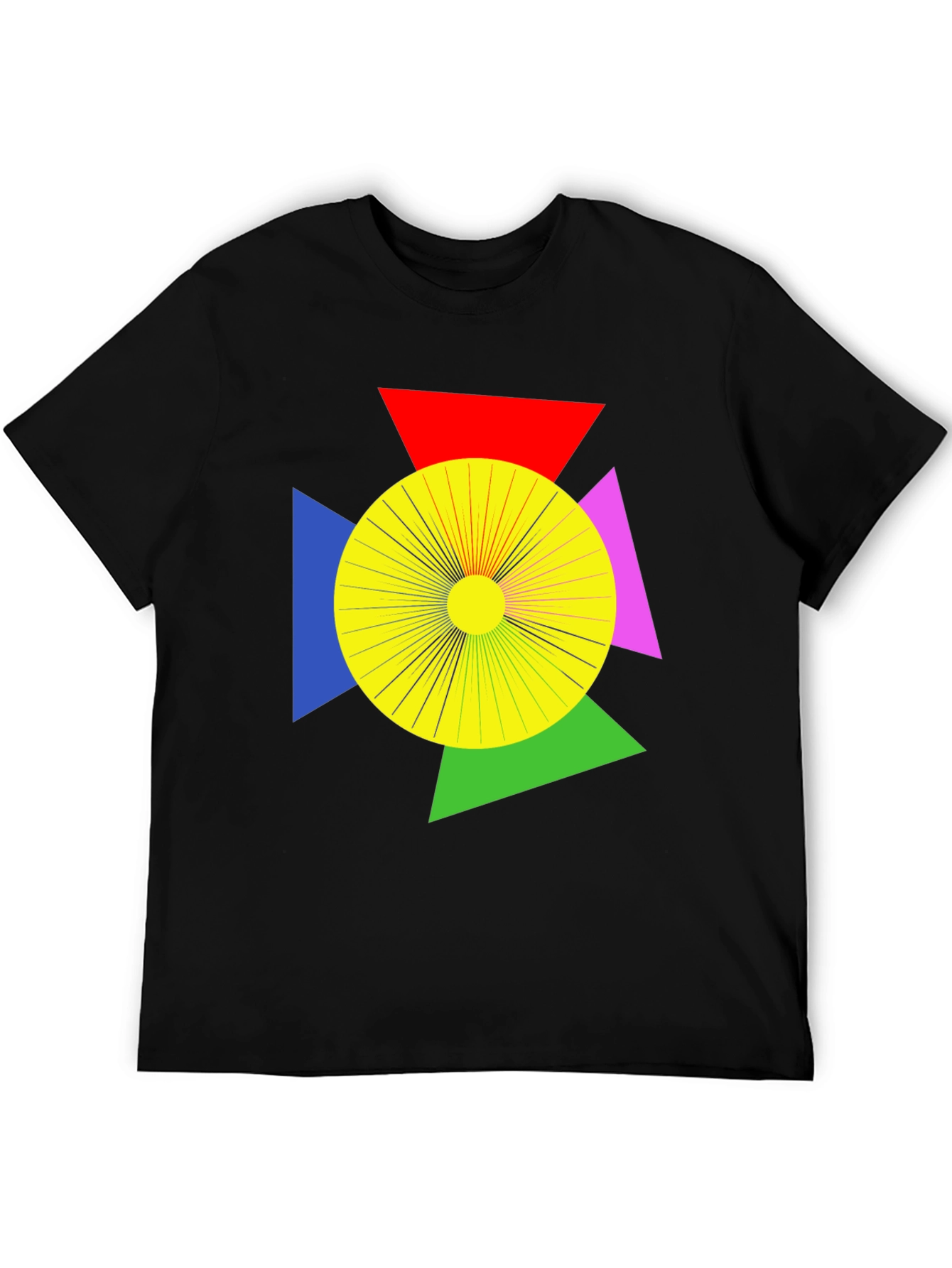 Geometric Graphic Tee - Modern Art T-Shirt