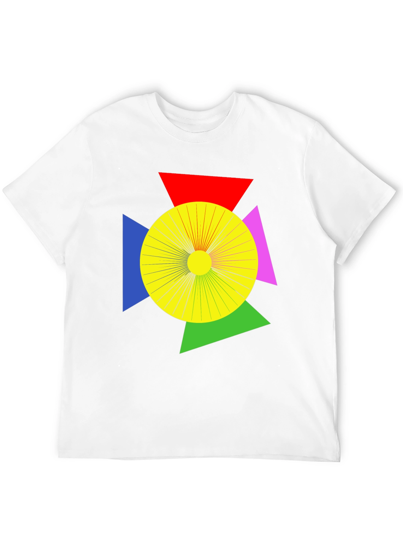 Geometric Graphic Tee - Modern Art T-Shirt