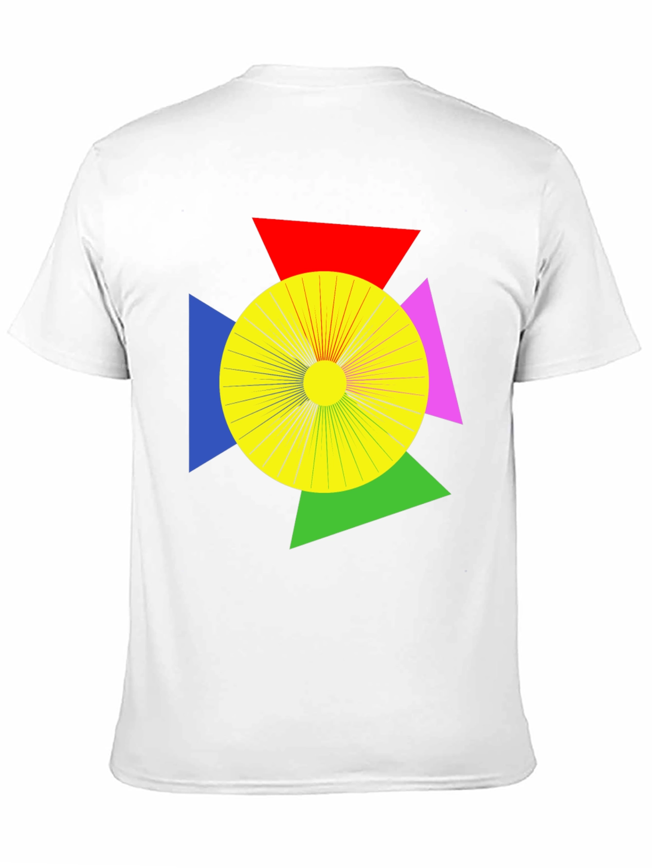Geometric Graphic Tee - Modern Art T-Shirt