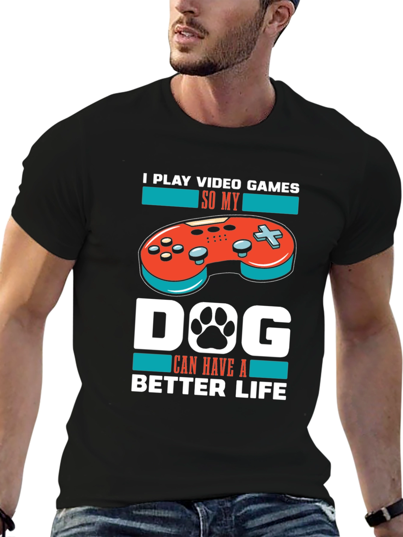 Gamer Dog Lover T-Shirt