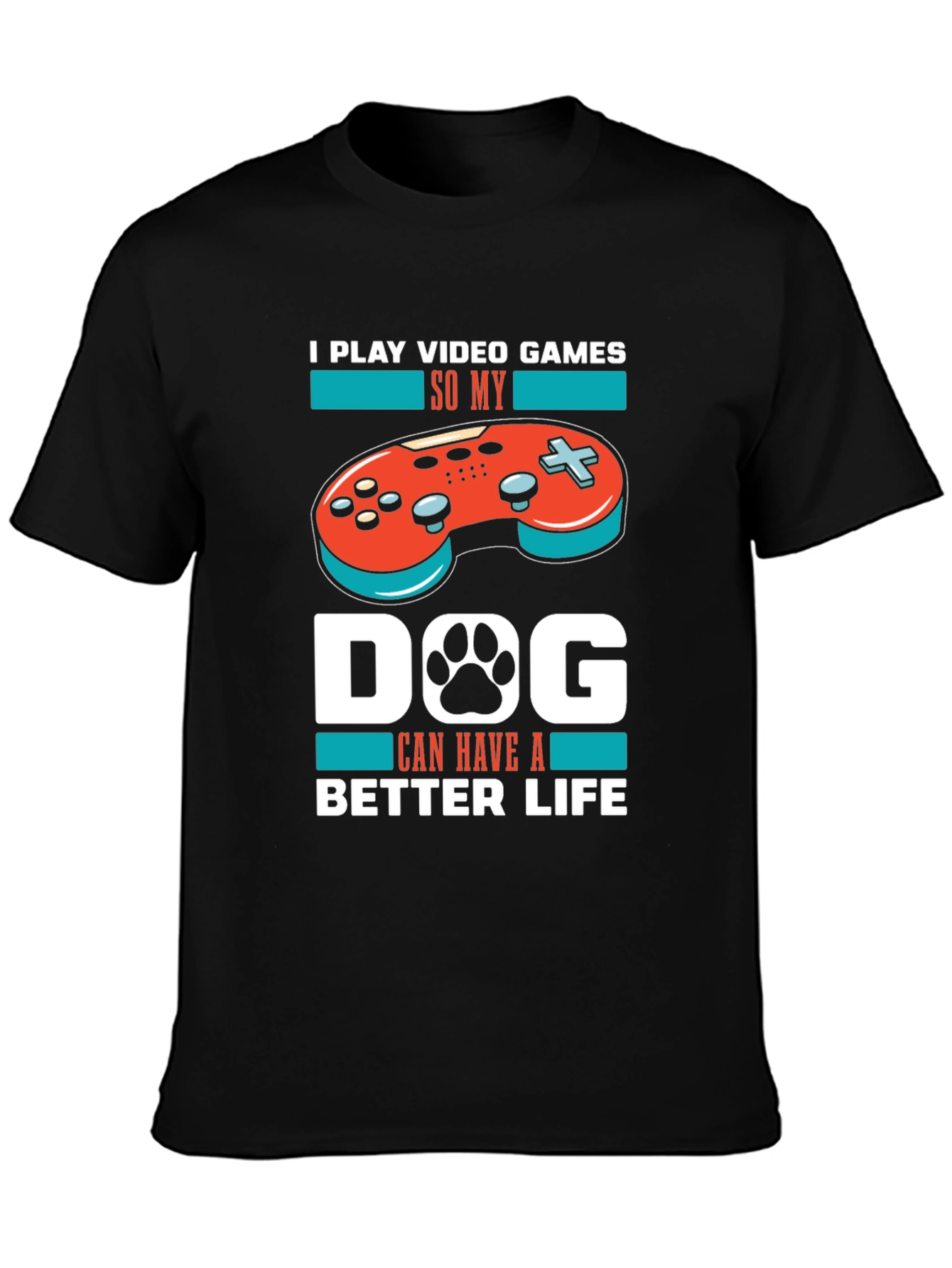 Gamer Dog Lover T-Shirt