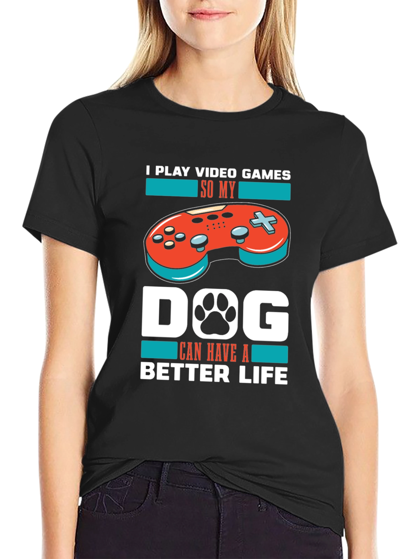 Gamer Dog Lover T-Shirt