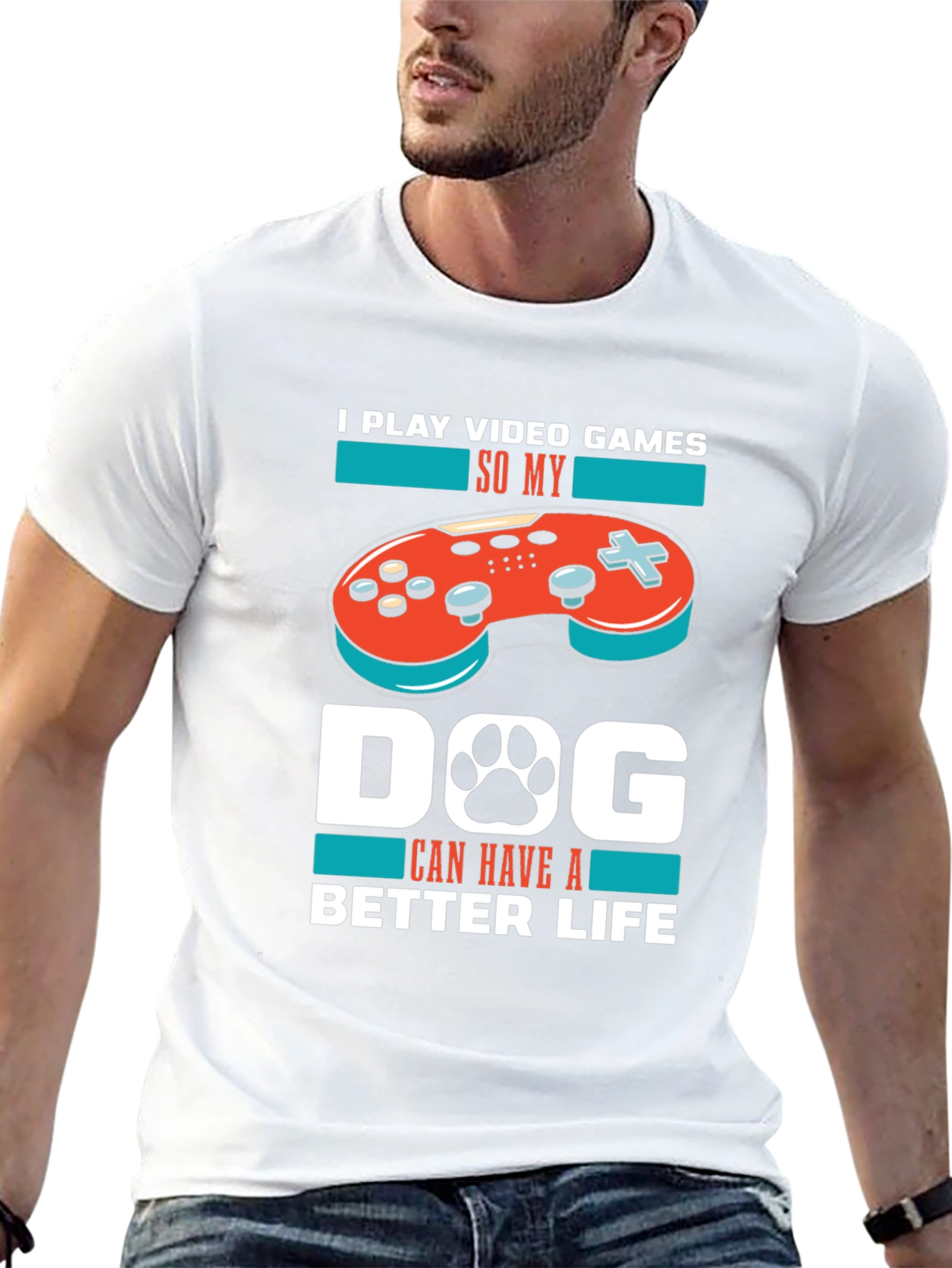 Gamer Dog Lover T-Shirt