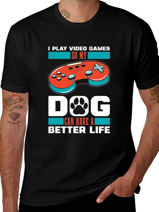 Gamer Dog Lover T-Shirt