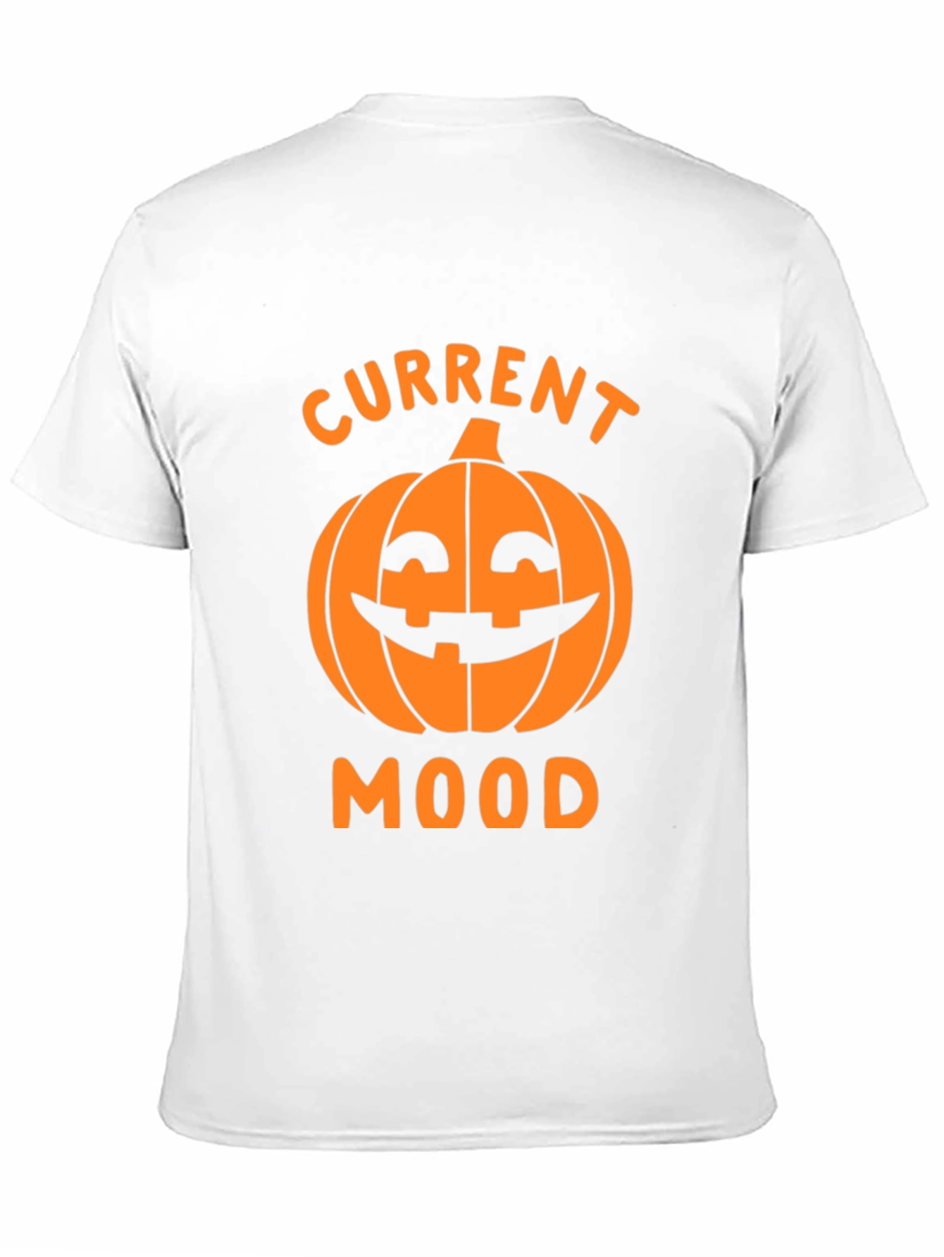 Halloween Pumpkin Current Mood Graphic T-Shirt
