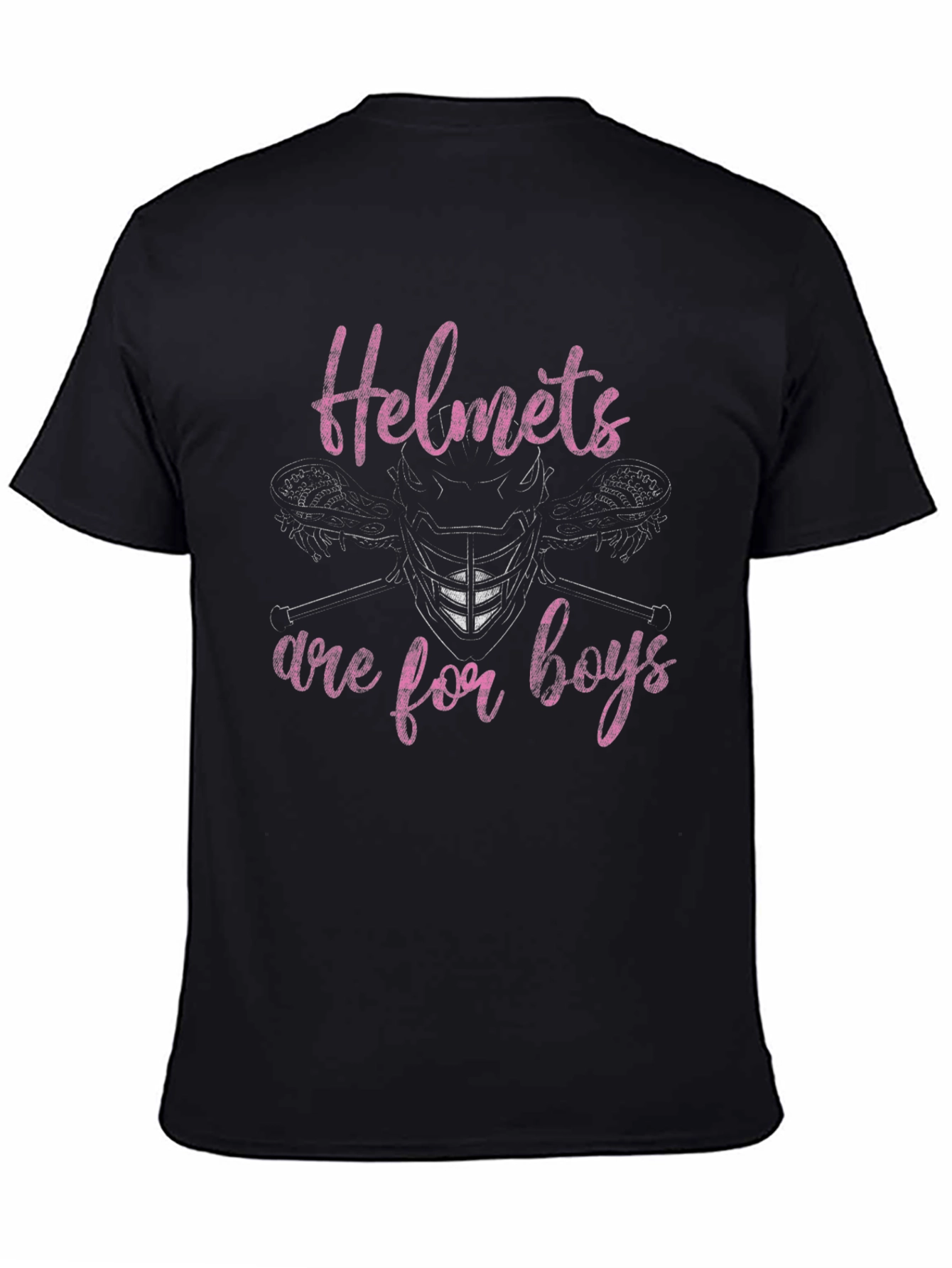 Helmets Are For Boys Lacrosse T-Shirt