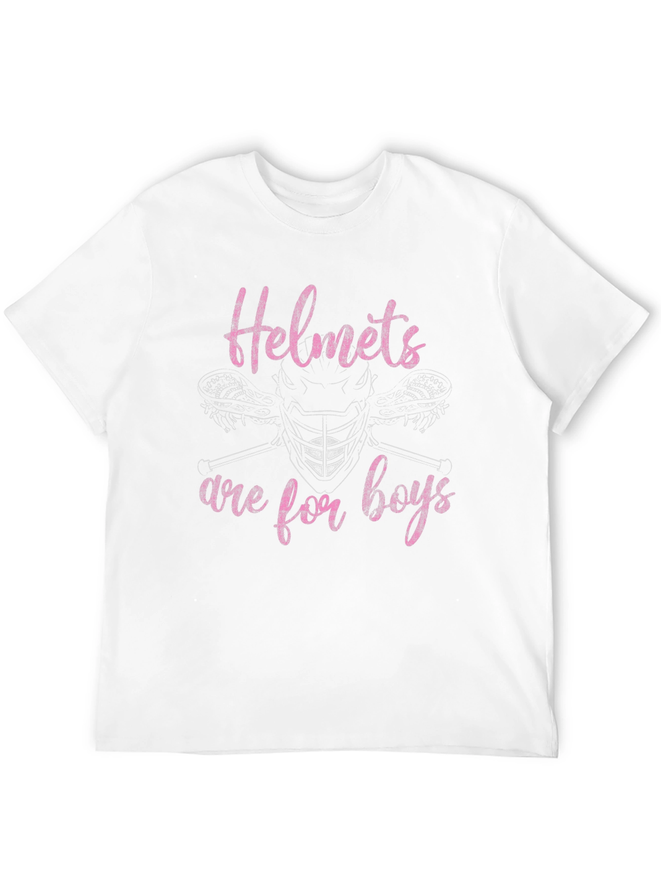Helmets Are For Boys Lacrosse T-Shirt