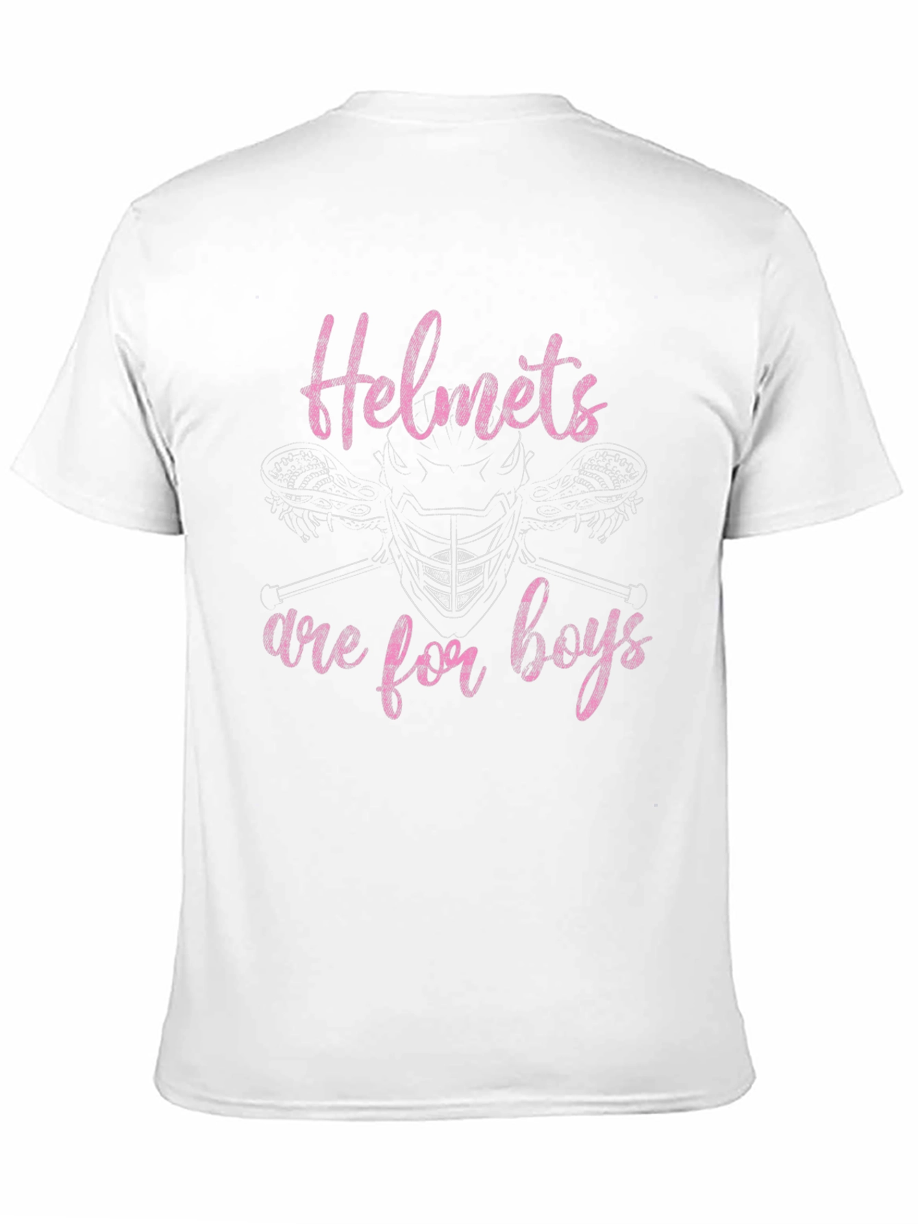 Helmets Are For Boys Lacrosse T-Shirt