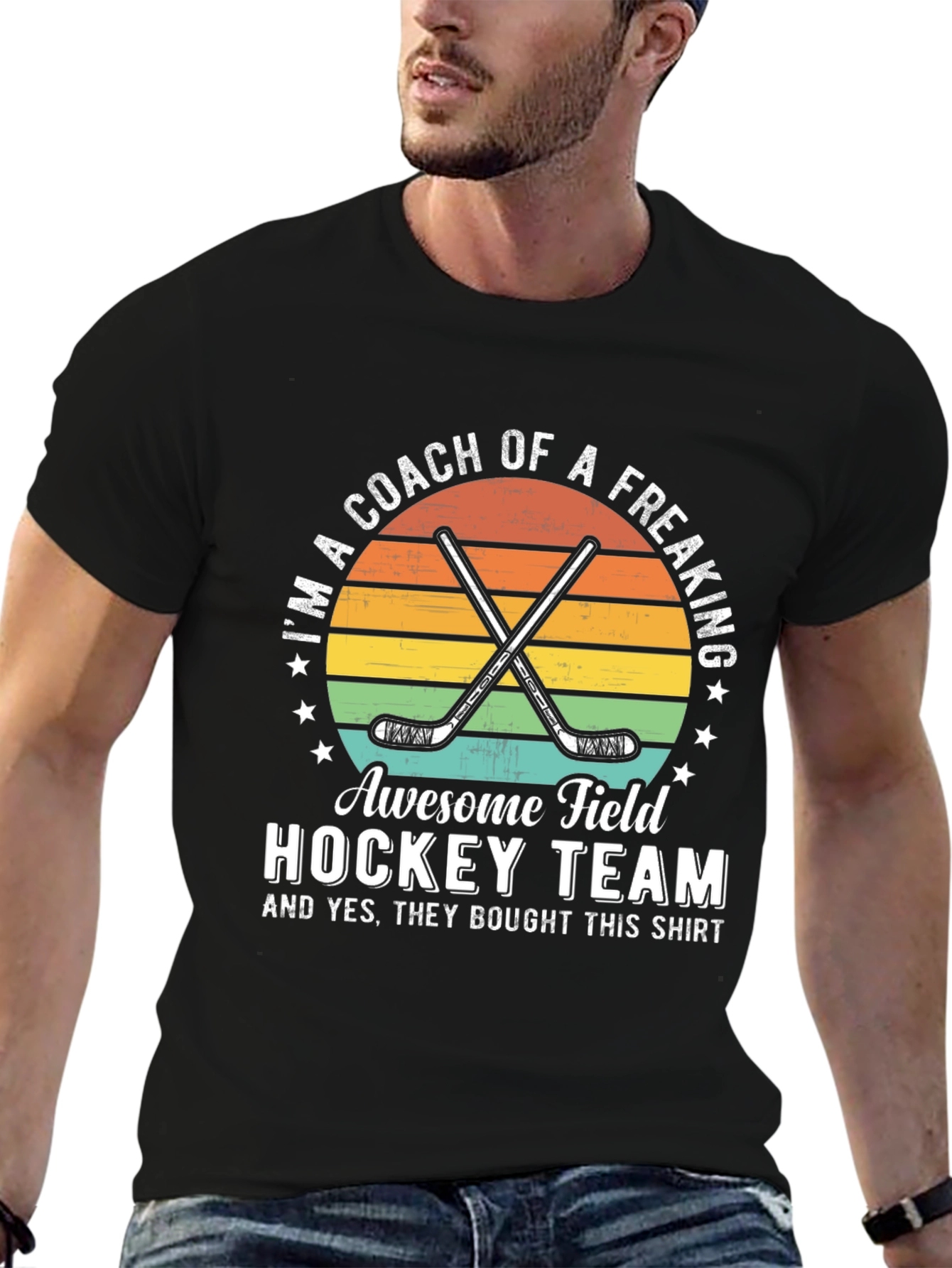 Awesome Field Hockey Coach T-Shirt