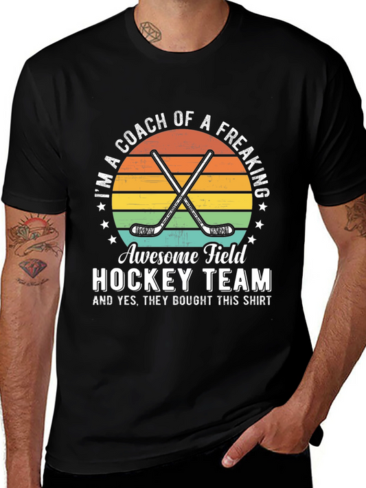 Awesome Field Hockey Coach T-Shirt