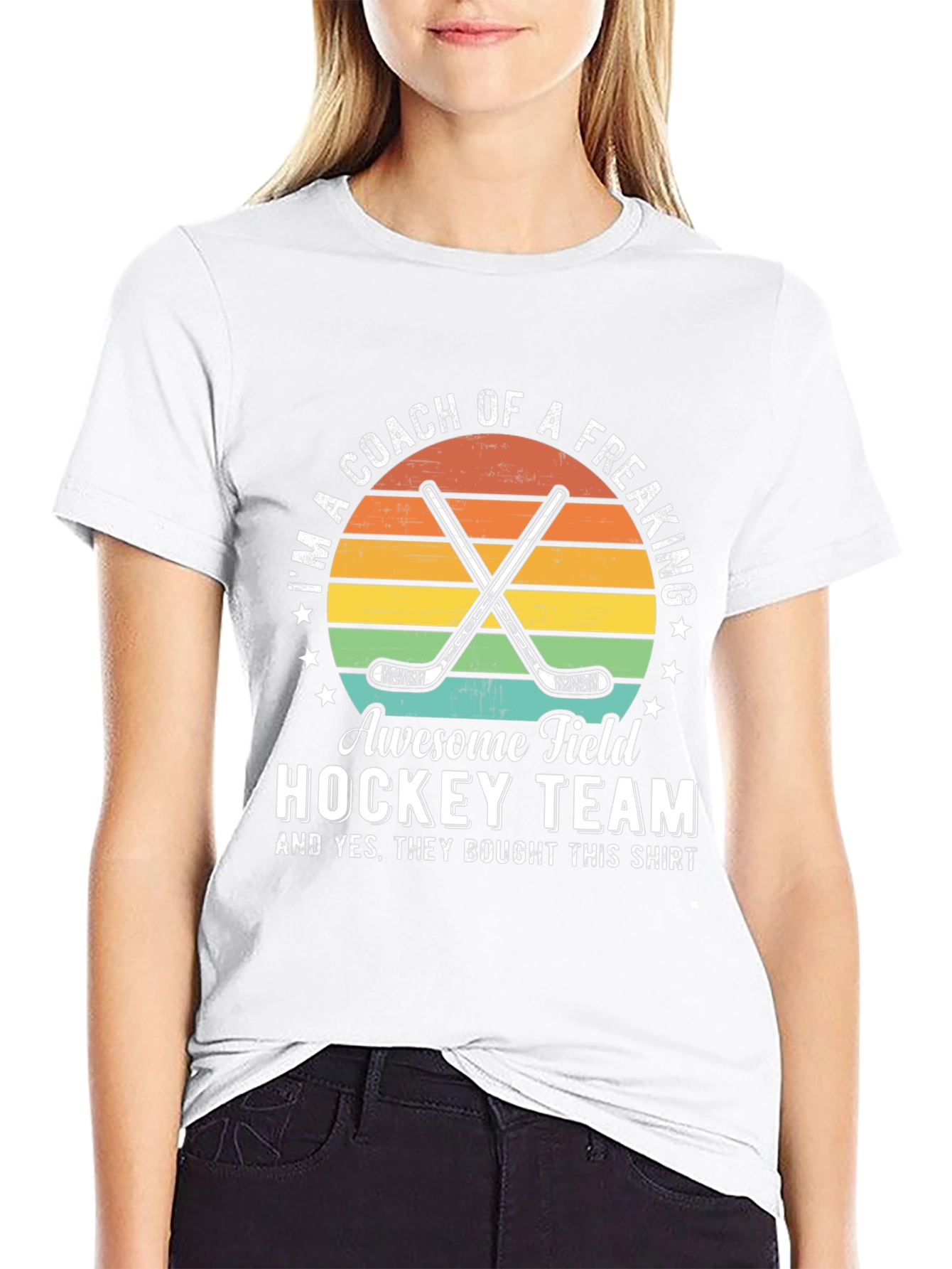 Awesome Field Hockey Coach T-Shirt