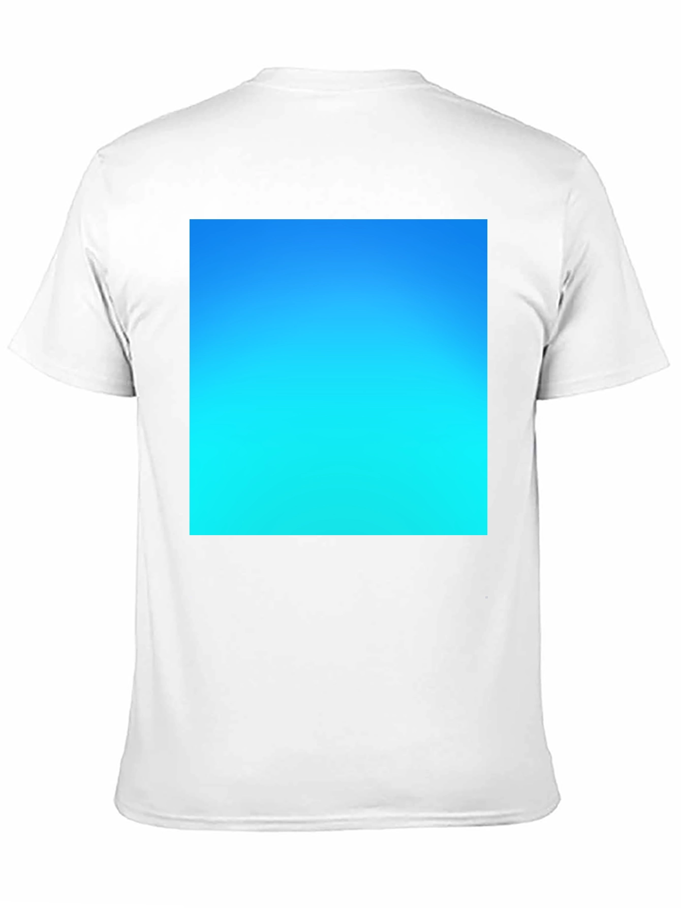 Gradient Blue Sky Tee - Soft Cotton Casual Wear