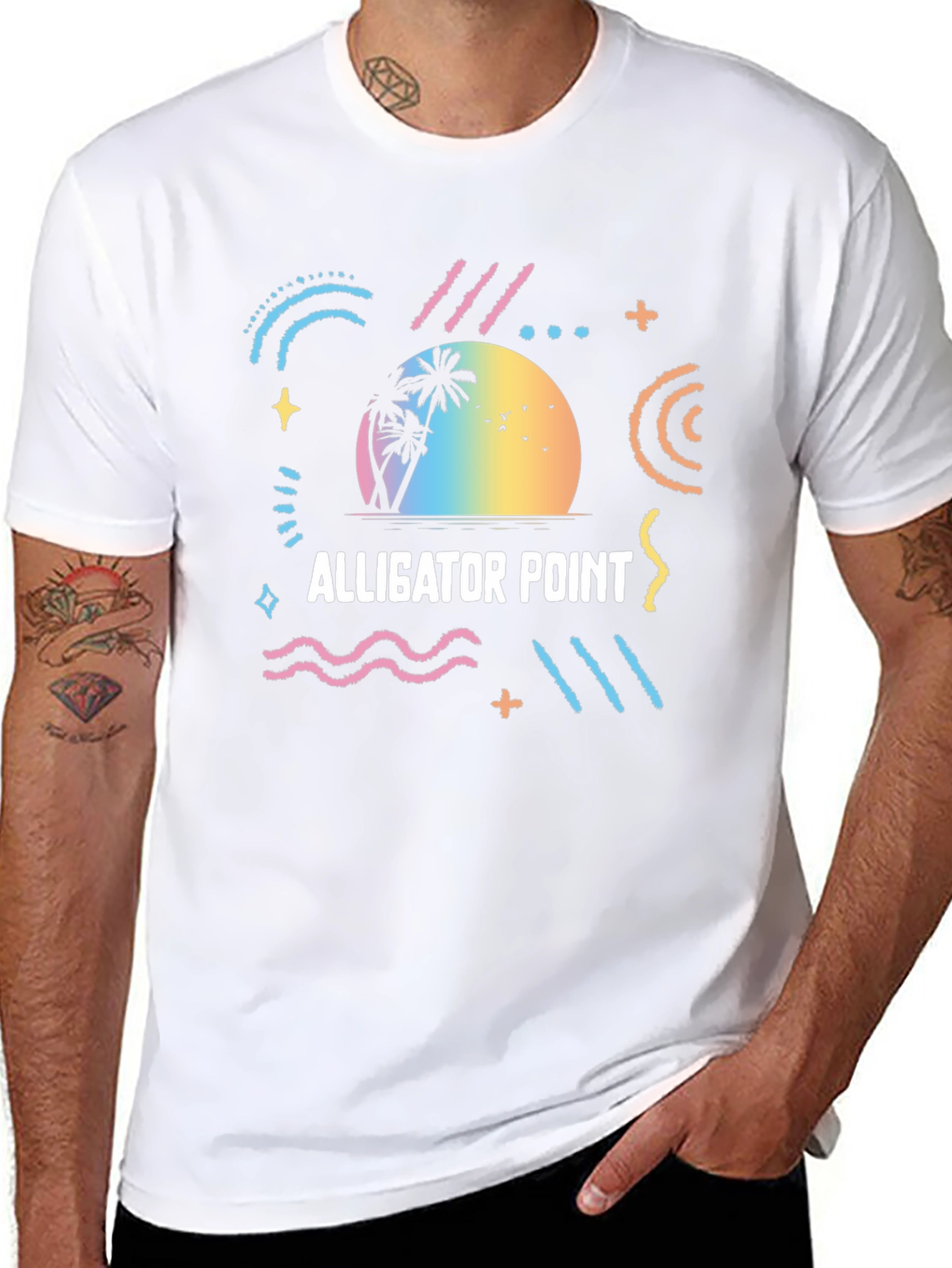 Alligator Point Retro Graphic T-Shirt