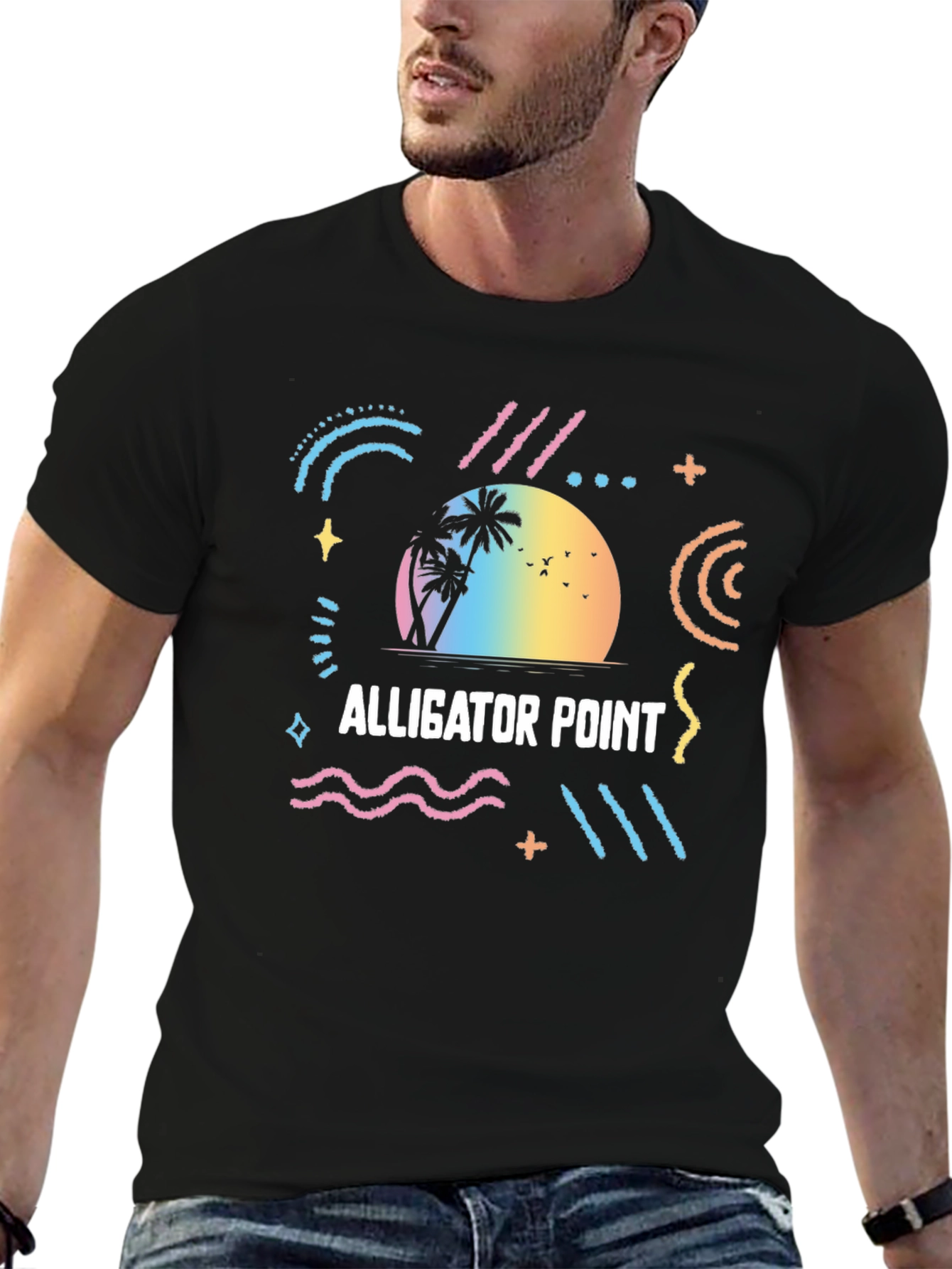 Alligator Point Retro Graphic T-Shirt