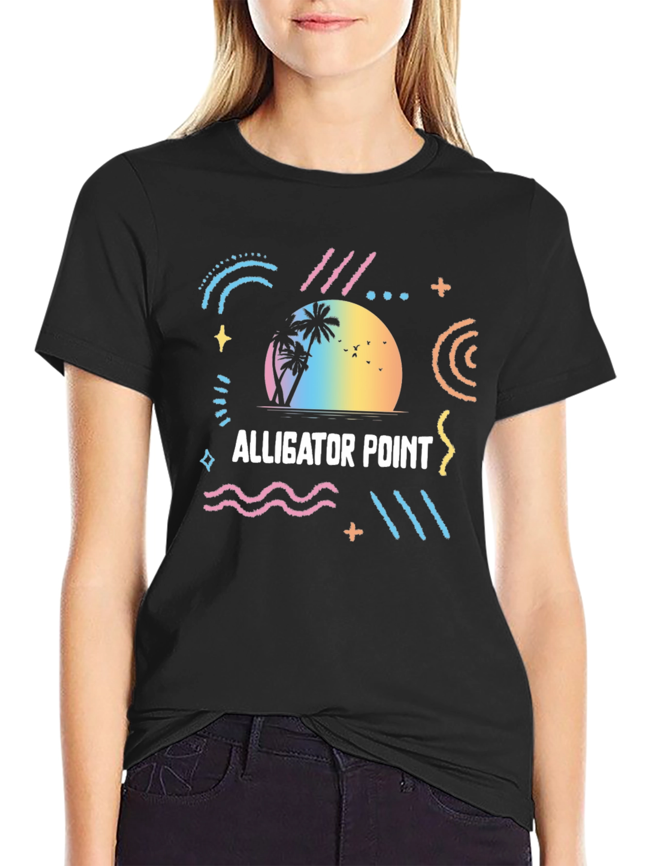 Alligator Point Retro Graphic T-Shirt