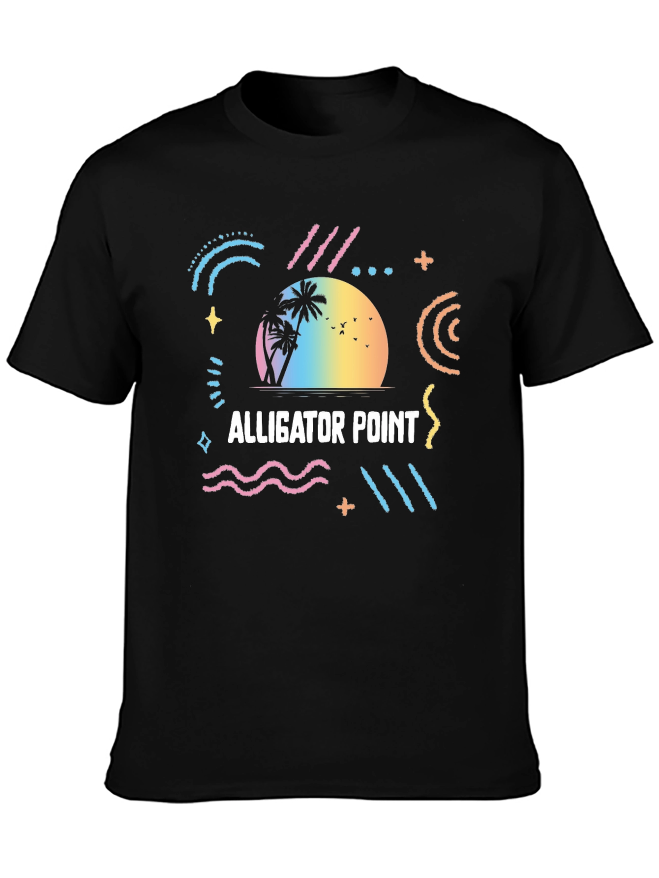 Alligator Point Retro Graphic T-Shirt