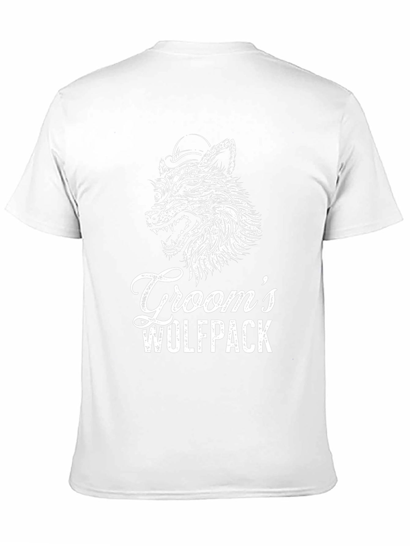 Grooms Wolfpack T-Shirt - Wedding Party Tee