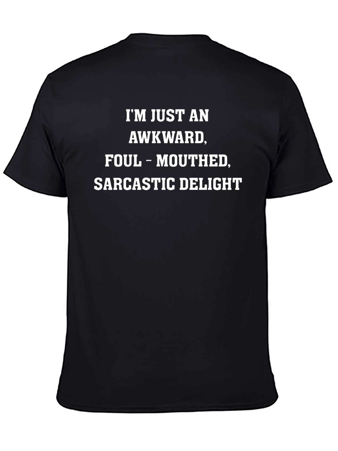 Awkward Sarcastic Delight Black T-Shirt