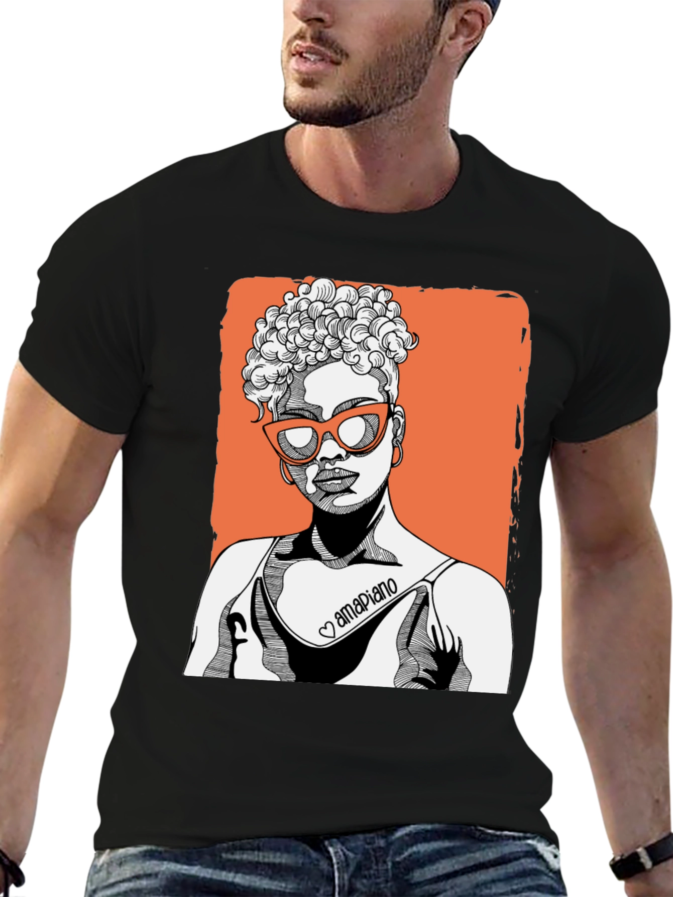Amapiano Graphic Tee - Stylish Music Lover T-Shirt