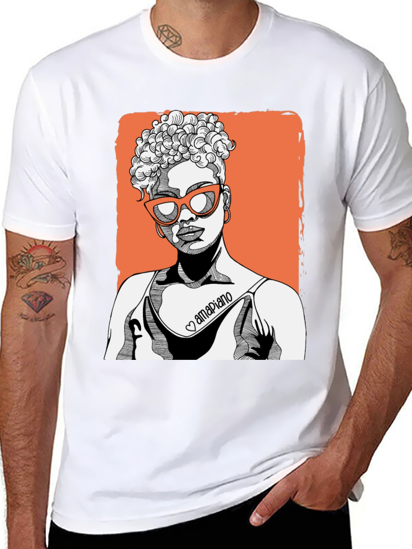 Amapiano Graphic Tee - Stylish Music Lover T-Shirt