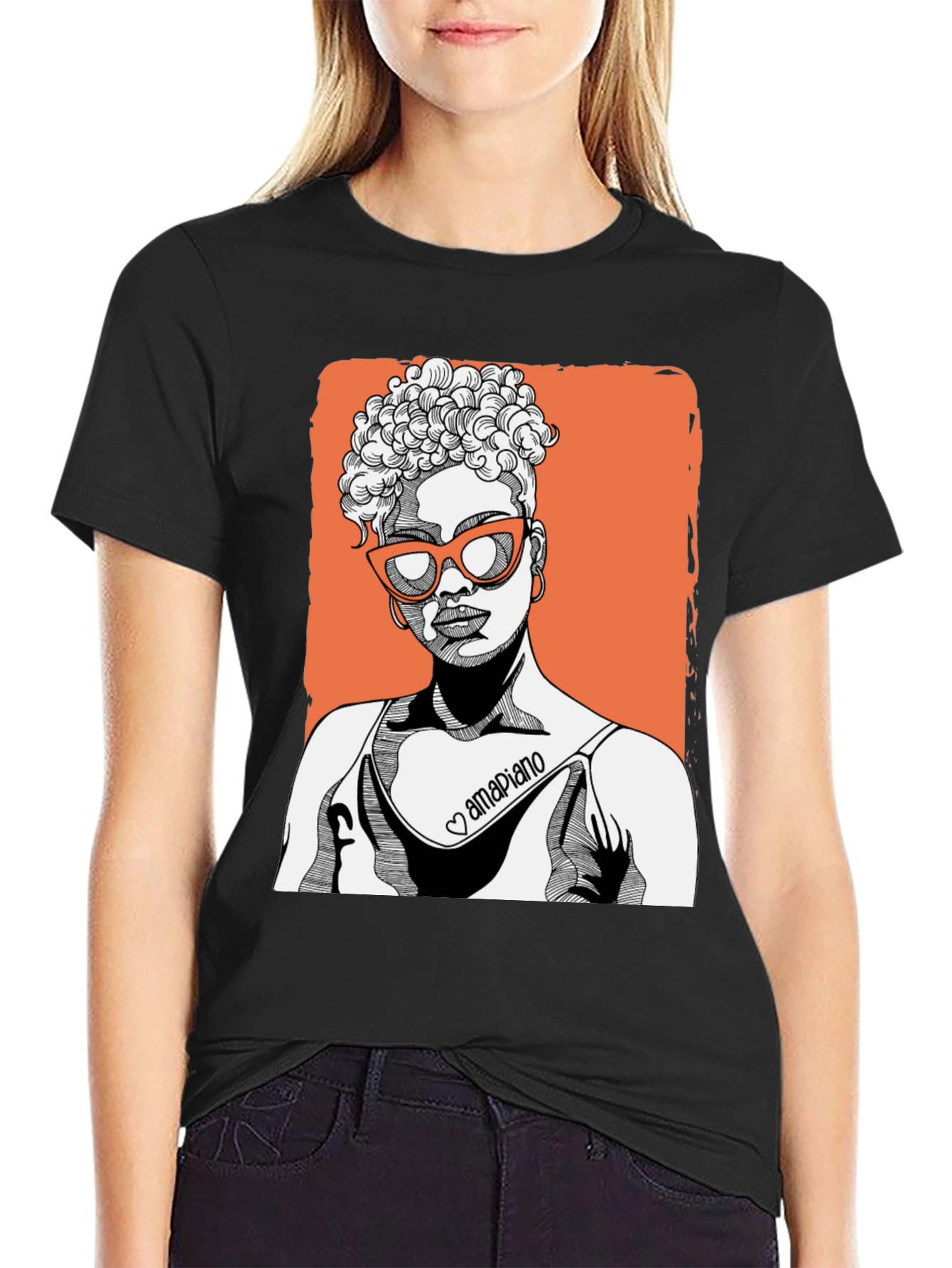 Amapiano Graphic Tee - Stylish Music Lover T-Shirt