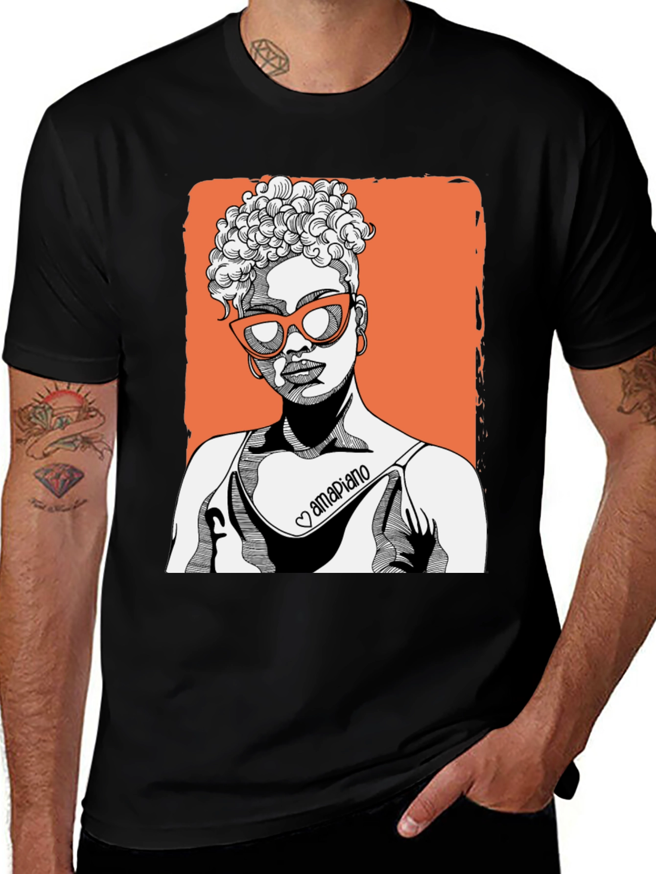 Amapiano Graphic Tee - Stylish Music Lover T-Shirt