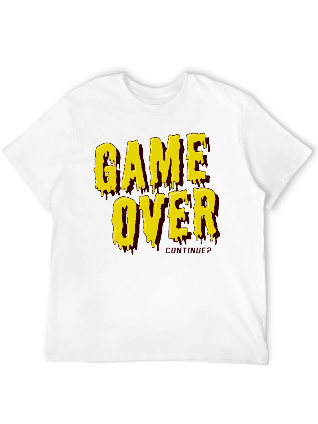 Game Over Graphic Tee - Retro Gamer Style