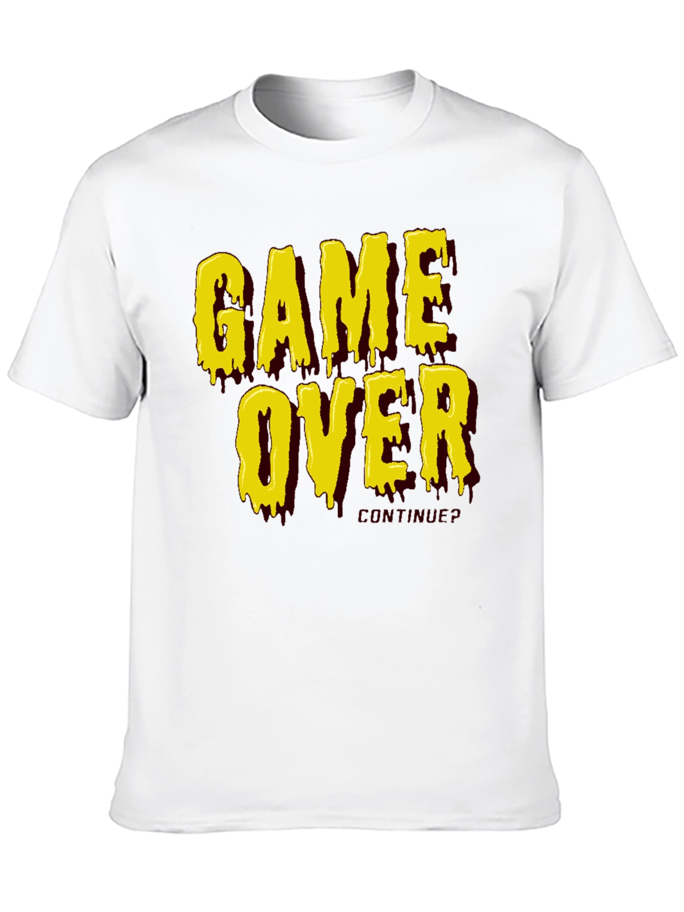 Game Over Graphic Tee - Retro Gamer Style