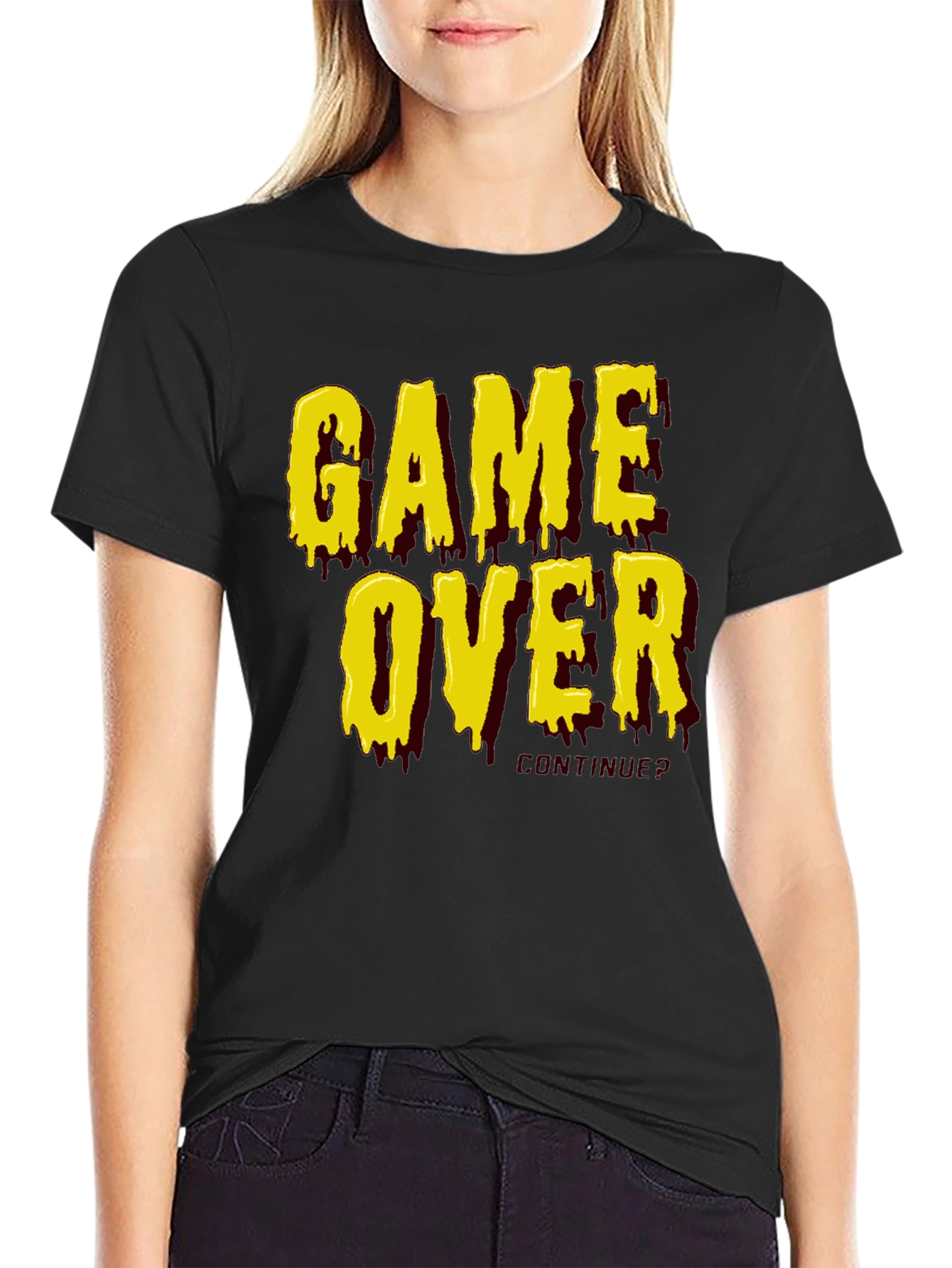 Game Over Graphic Tee - Retro Gamer Style