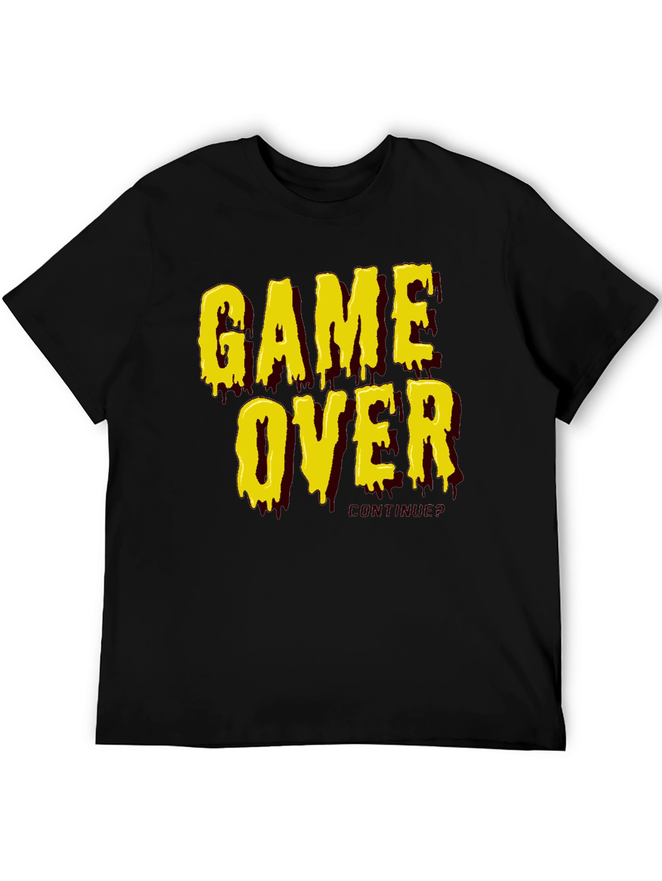 Game Over Graphic Tee - Retro Gamer Style