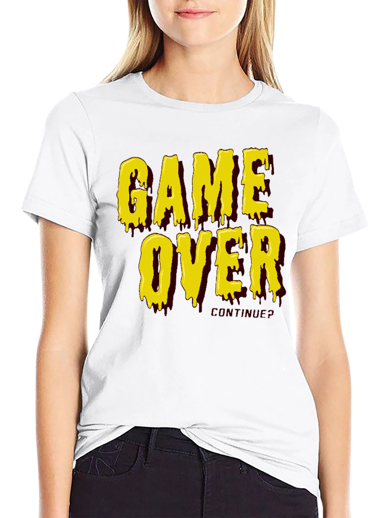 Game Over Graphic Tee - Retro Gamer Style