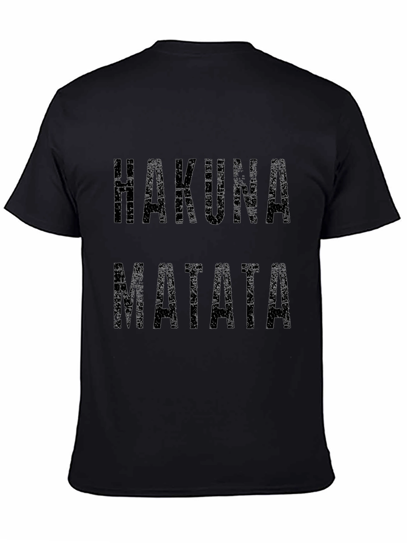 Hakuna Matata Graphic T-Shirt - Black