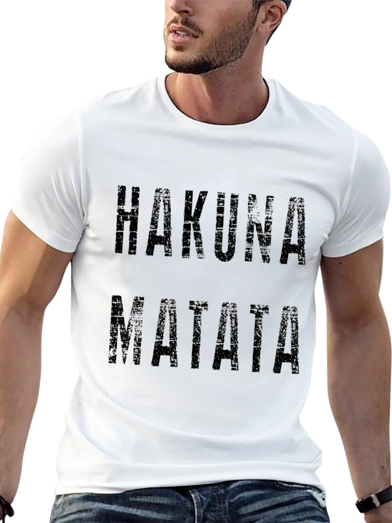Hakuna Matata Graphic T-Shirt - Black