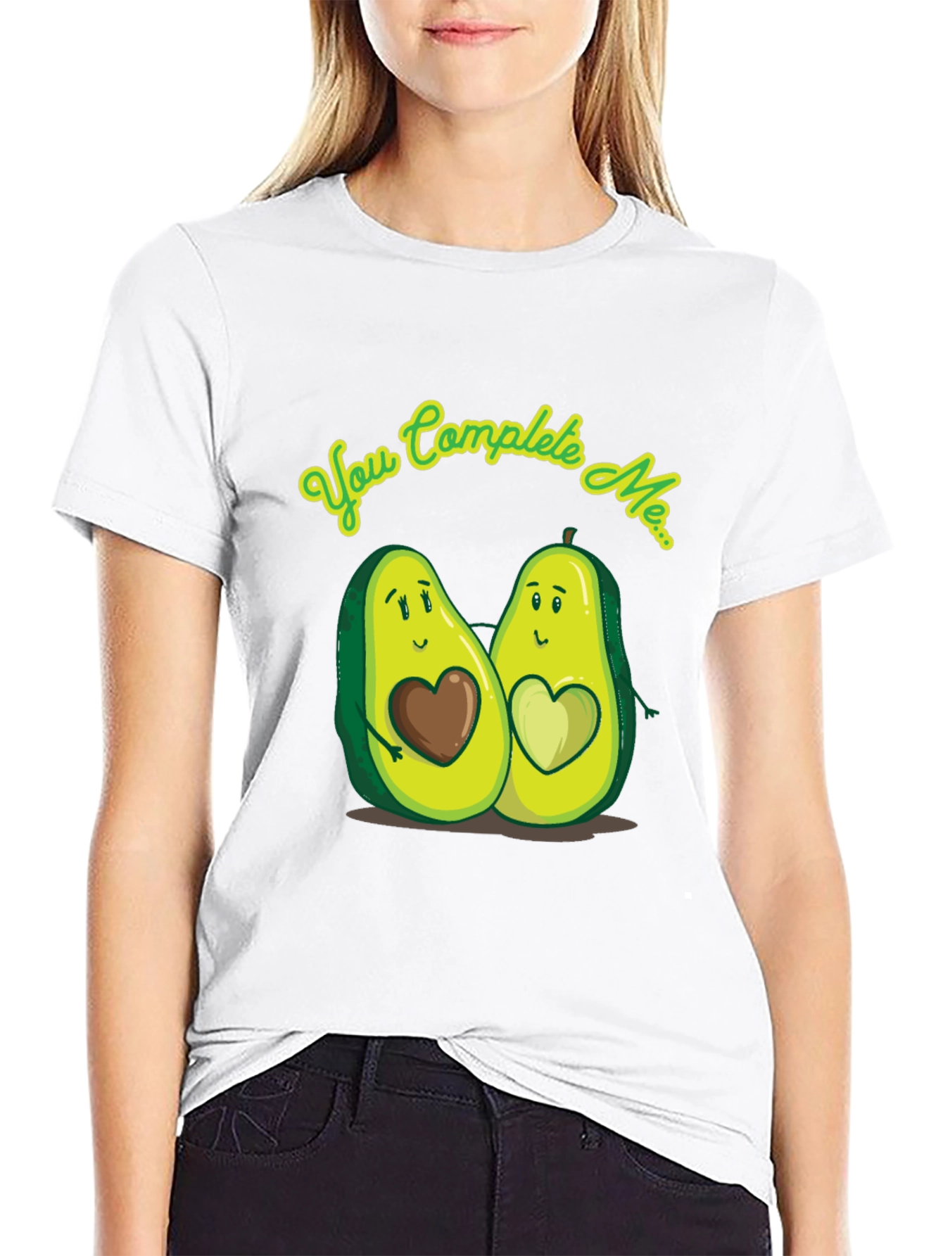 Avocado You Complete Me Graphic Tee