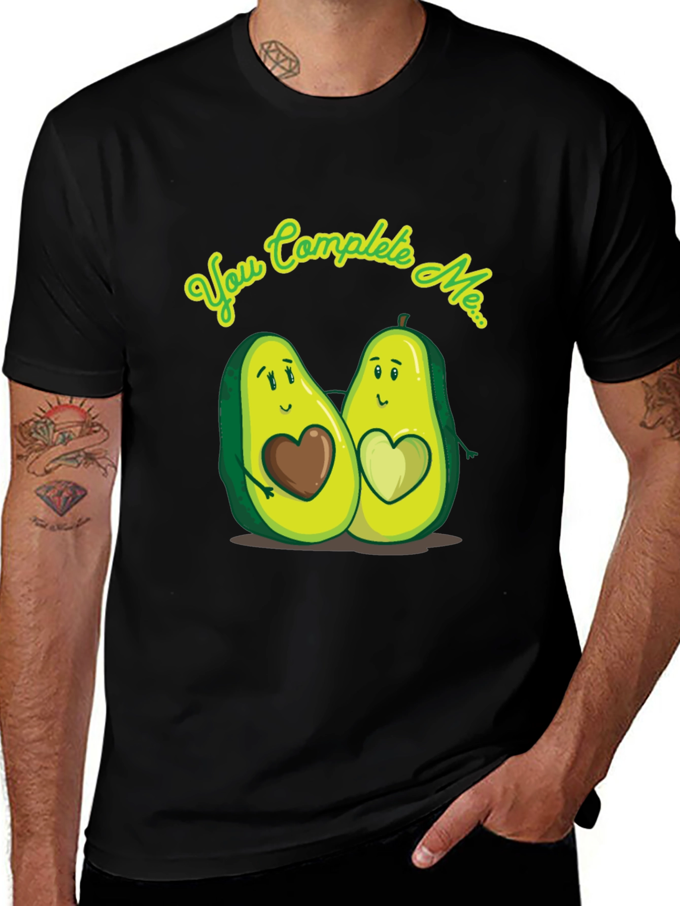 Avocado You Complete Me Graphic Tee
