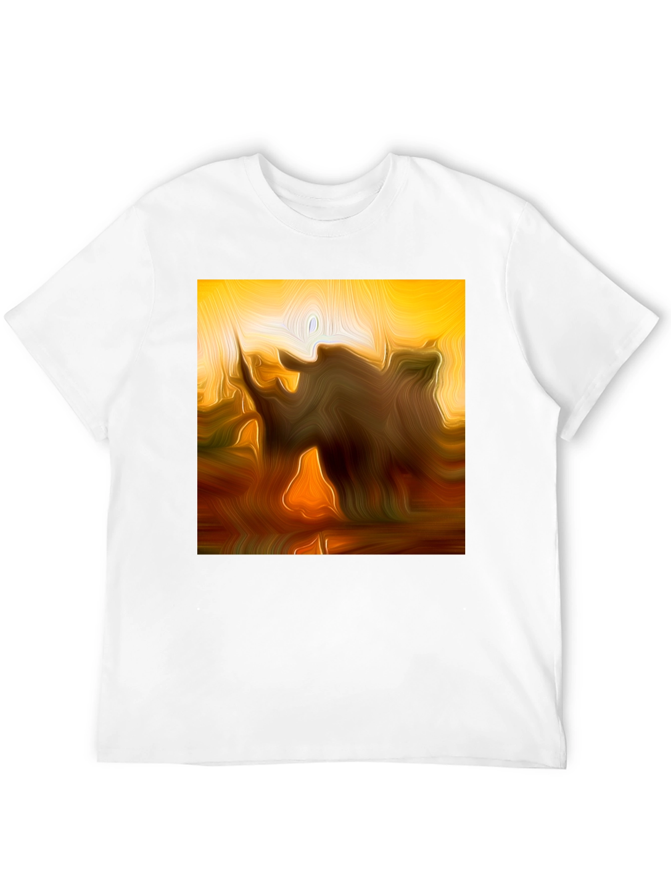 Abstract Art Graphic T-Shirt - Modern Style
