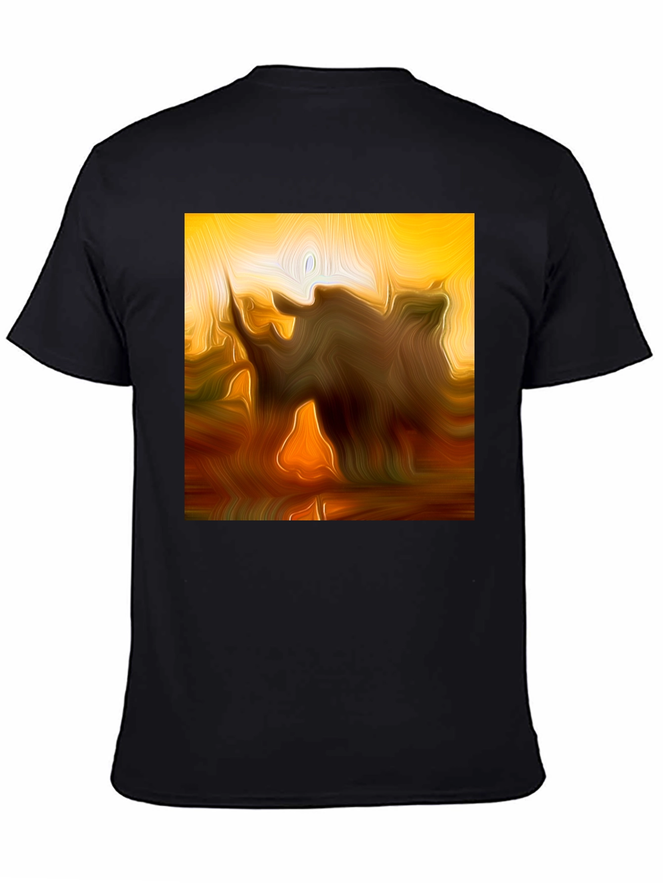 Abstract Art Graphic T-Shirt - Modern Style