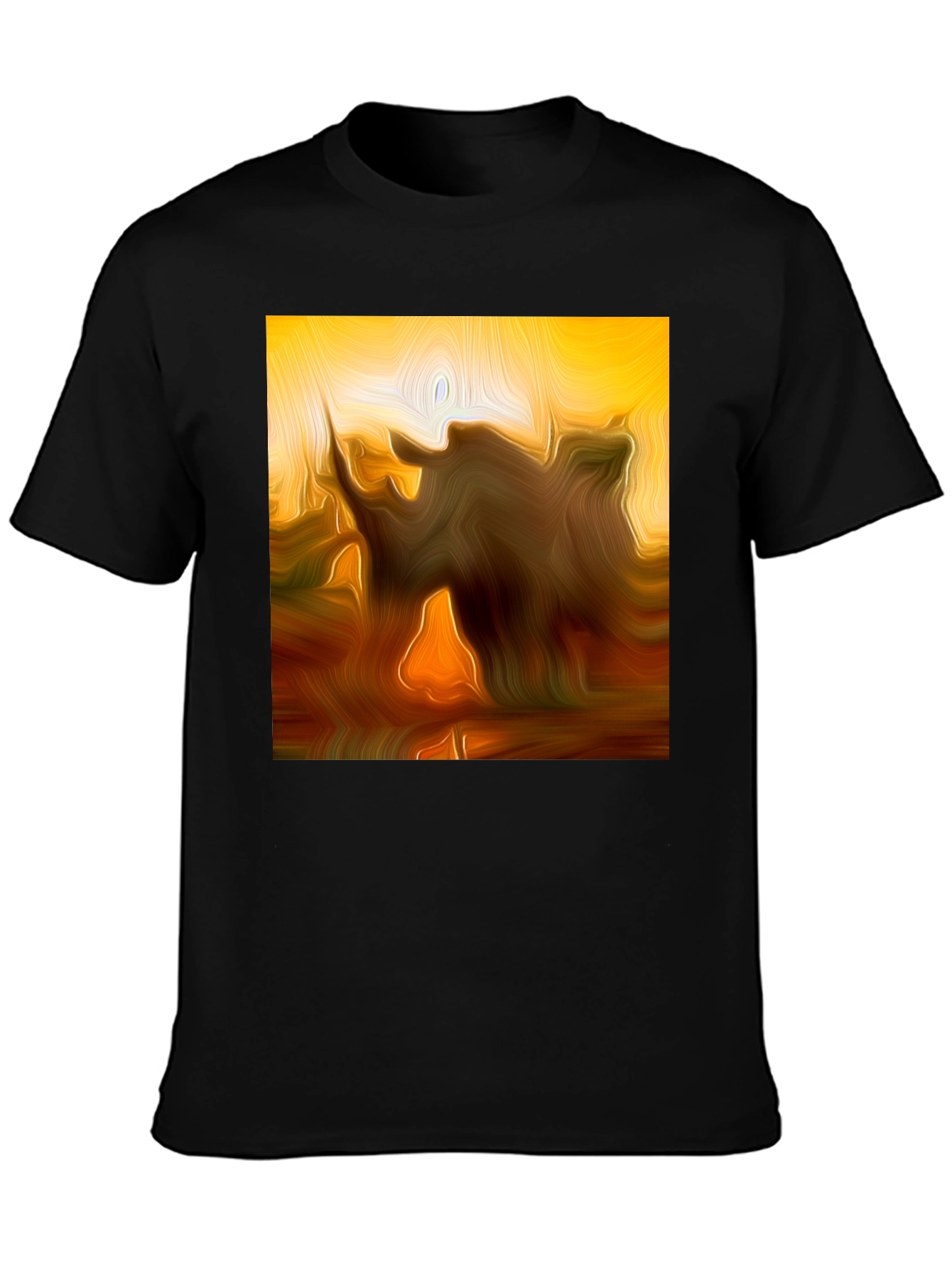 Abstract Art Graphic T-Shirt - Modern Style