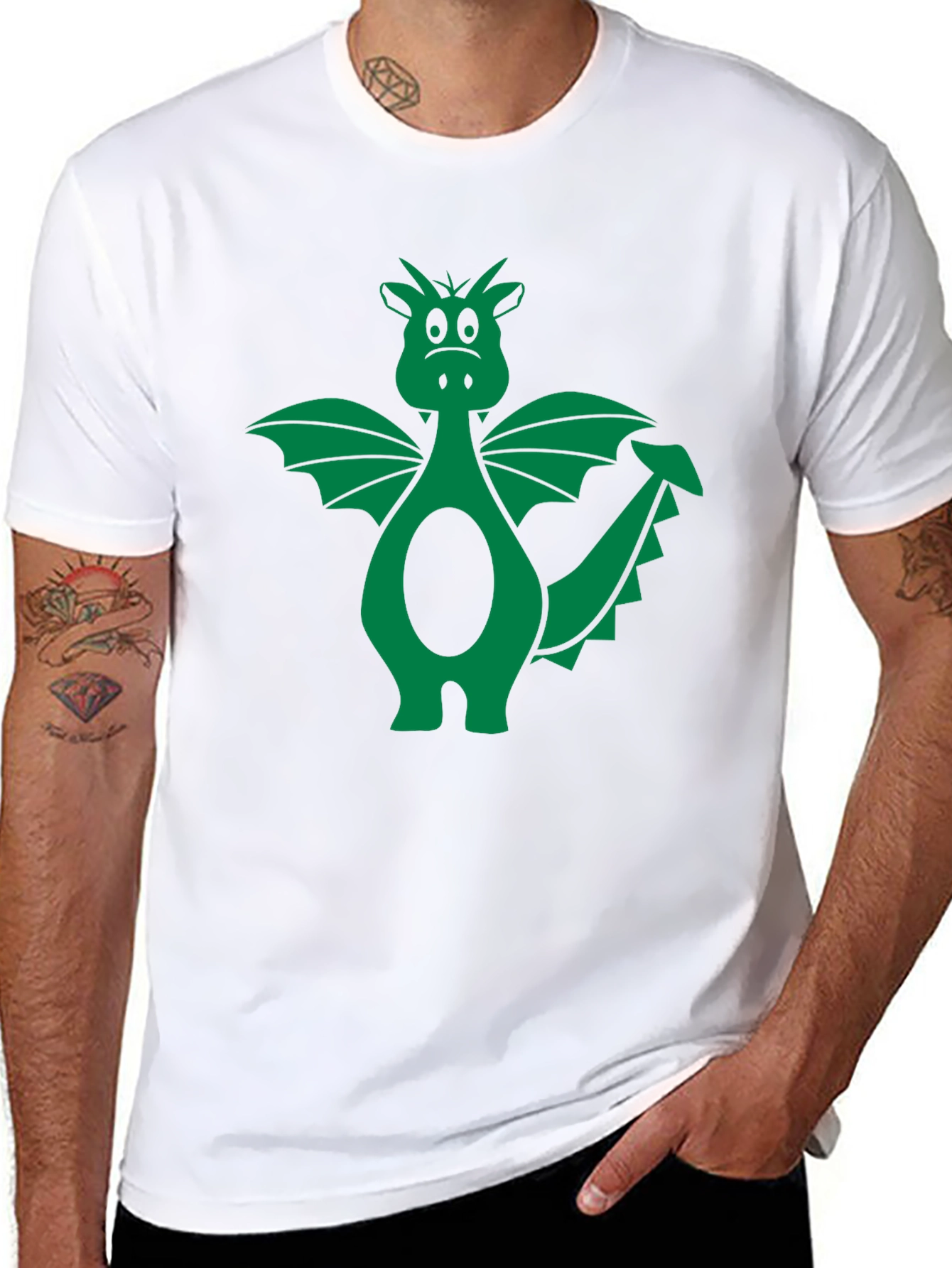 Green Dragon Graphic T-Shirt