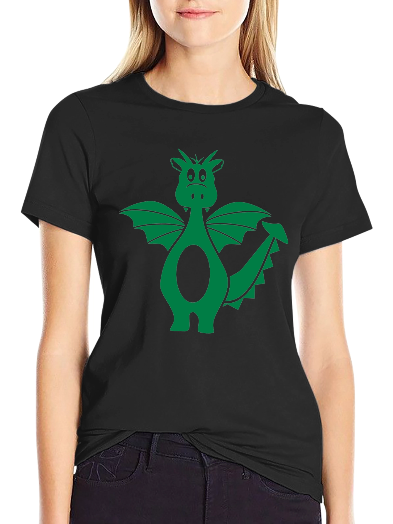 Green Dragon Graphic T-Shirt