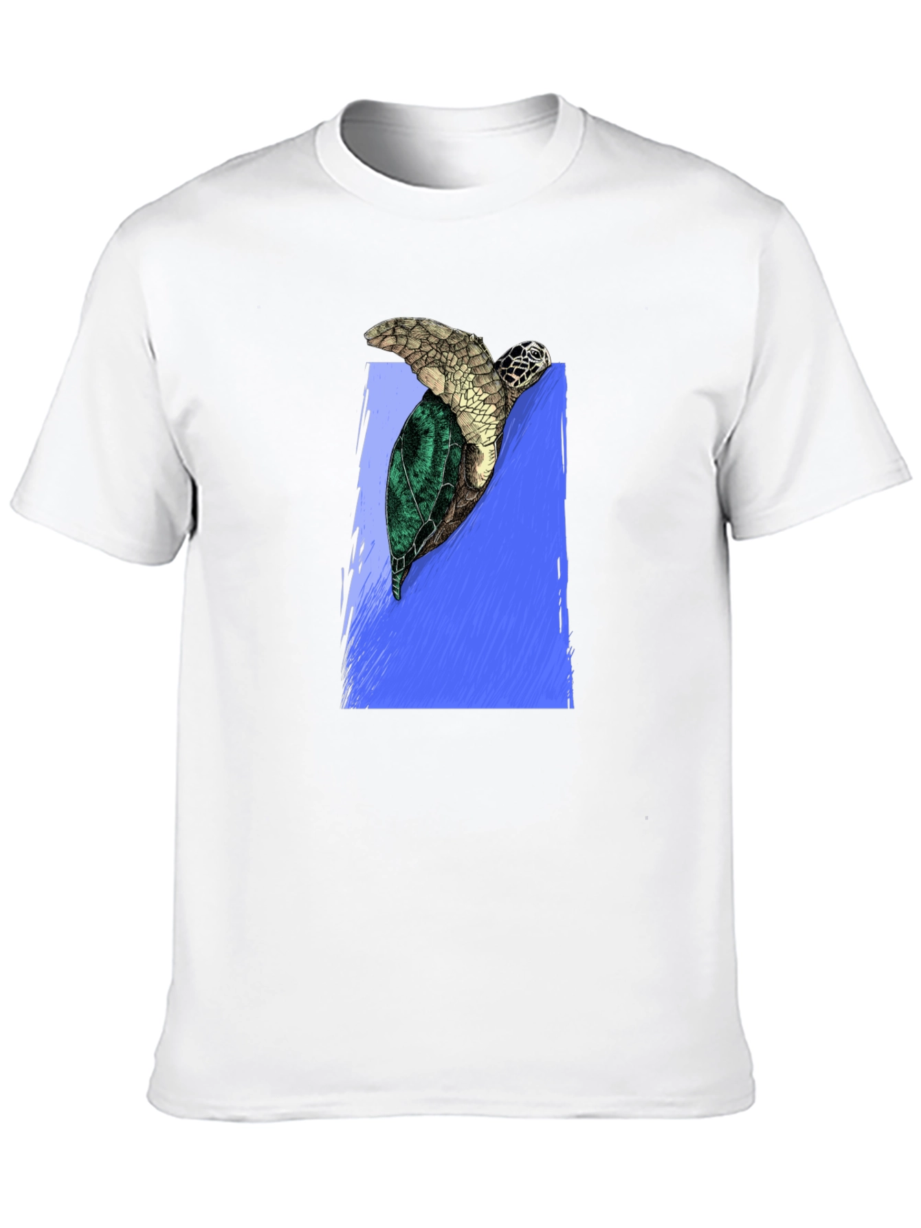Turtle Graphic Tee - Eco Friendly Style