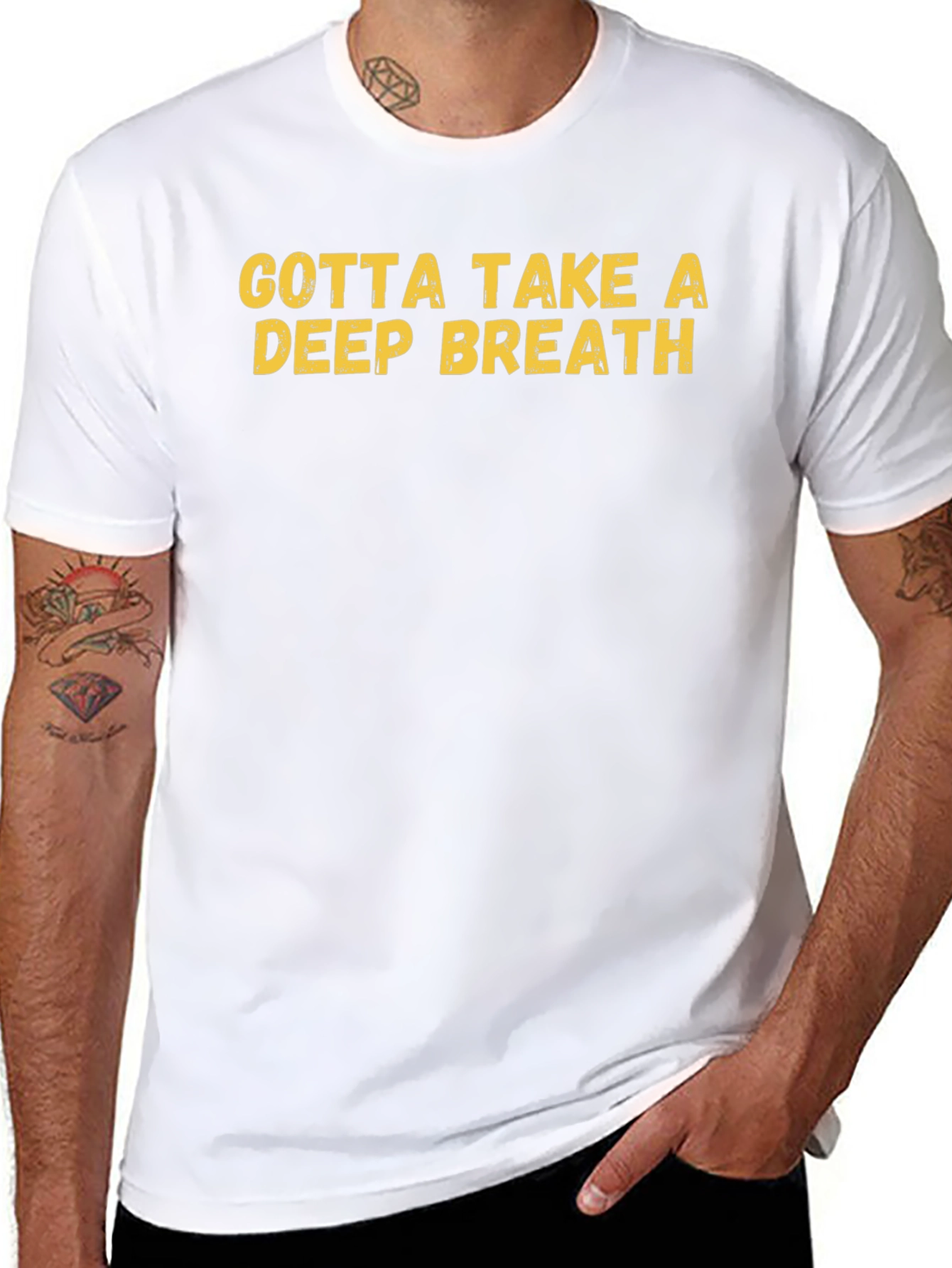 Gotta Take a Deep Breath Graphic T-Shirt